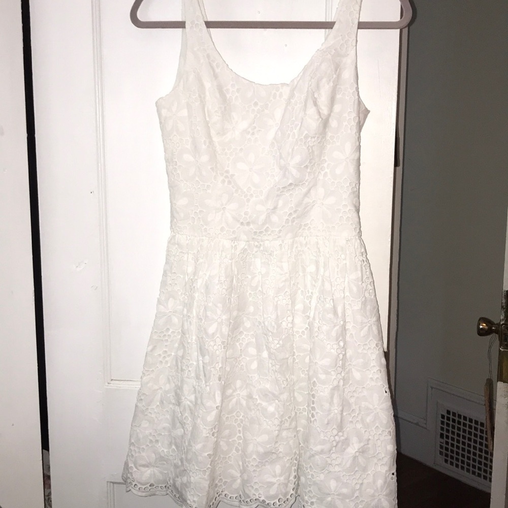 White lace Lilly Pulitzer dress